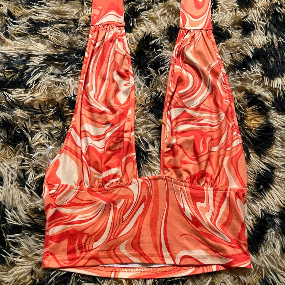 Vibrant halter top